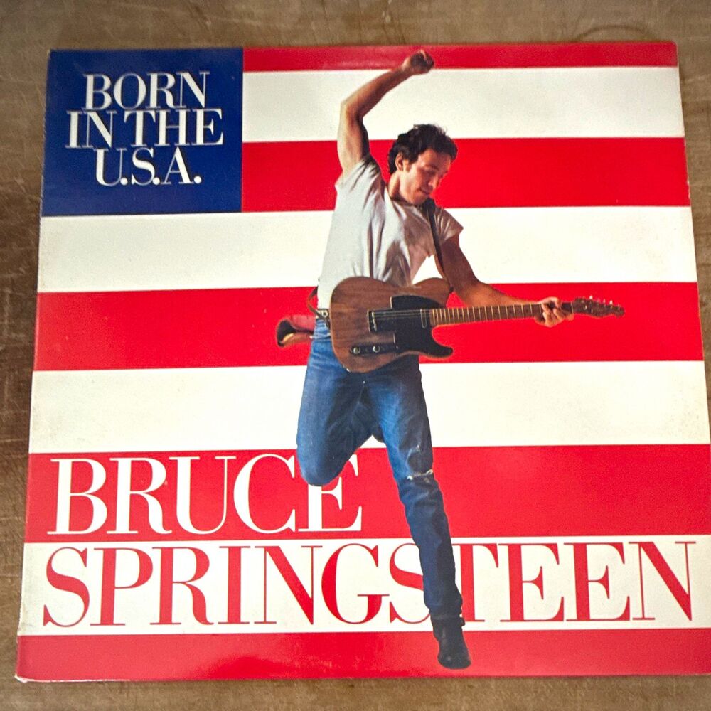 Bruce Springsteen Born in the U.S.A. 1984 Columbia 12" Black Vinyl Single